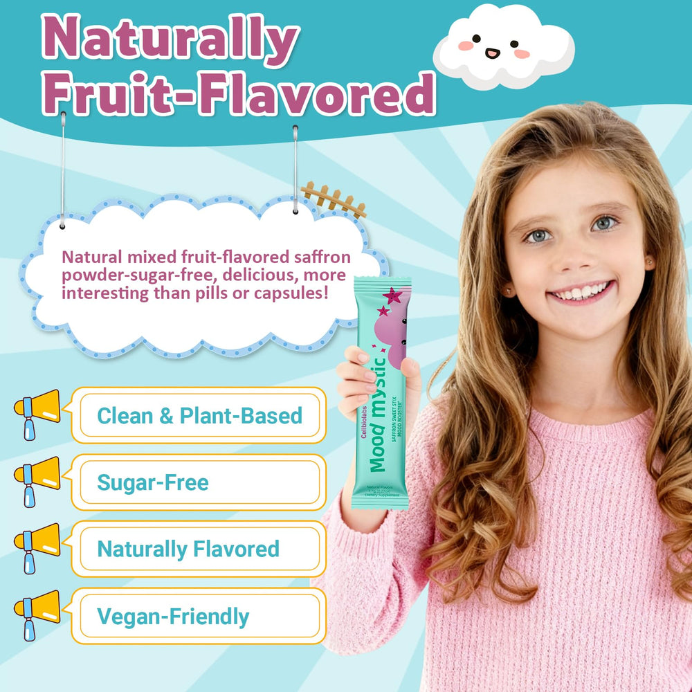Daily-use idea image highlighting simple routine with saffron kids sticks.