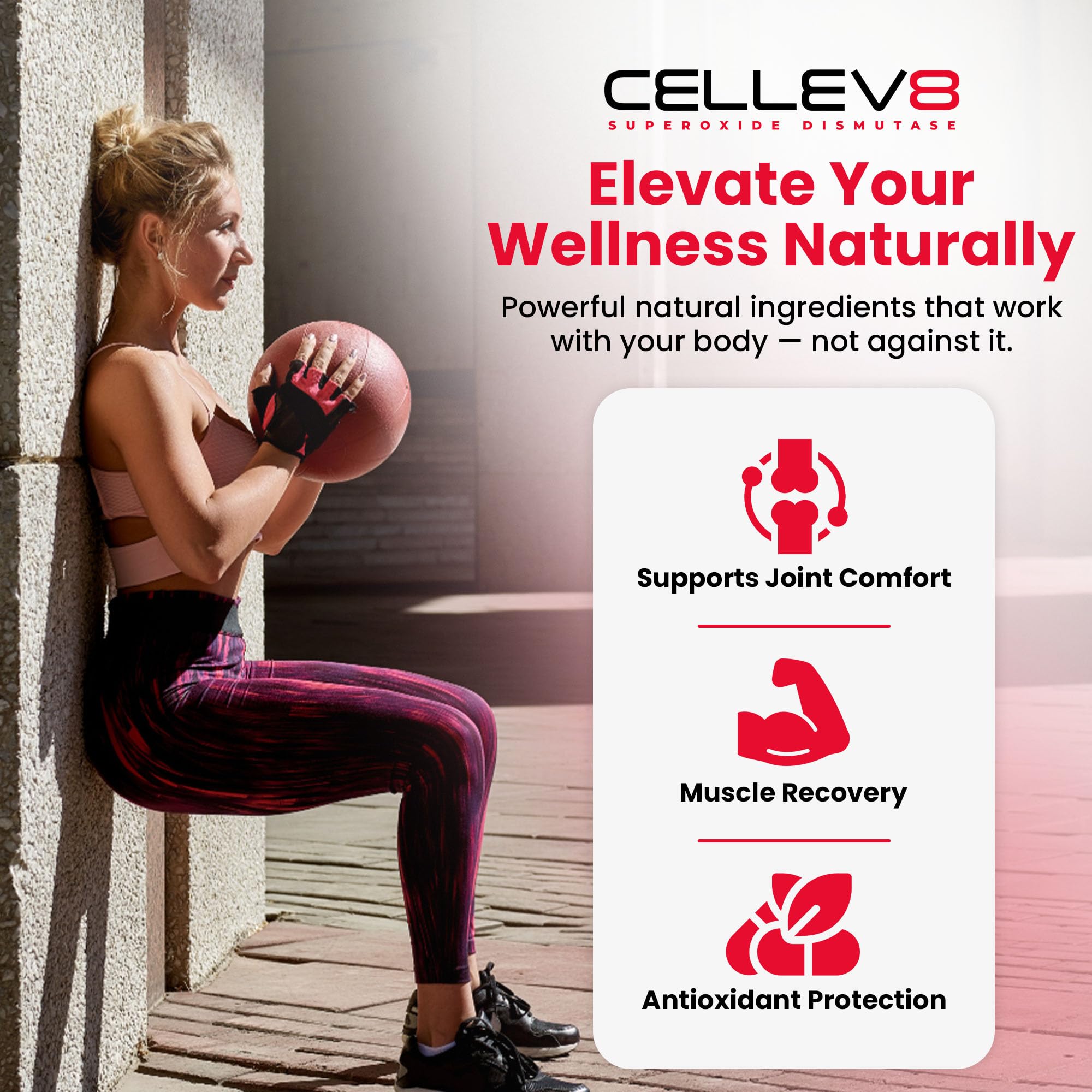 Cellev8 Prime Recovery raspberry flavor gummies close-up.