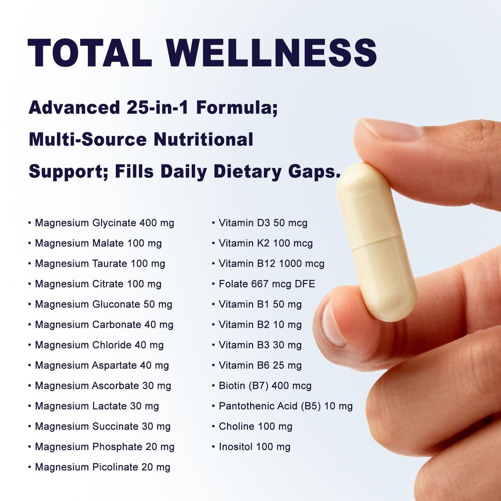 Pouring CellJuvMax capsules suggests easy daily dosing for sleep and energy support.