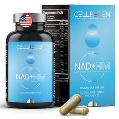 Cellregen NAD HIM bottle front for men's wellness and NAD support