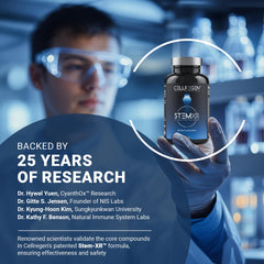 Cellregen StemXR ingredients AFAlo show botanical synergy for energy and resilience.