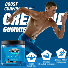 CellRestore Creatine Monohydrate Gummies, 4-per-serving, easy daily dose for energy.