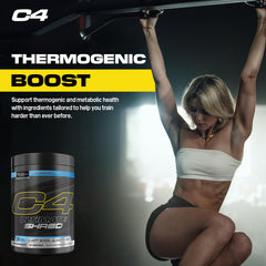 Cellucor C4 Ultimate Shred packaging box hints at flavor options and dosage.
