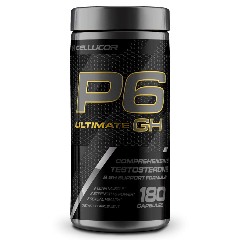 Cellucor P6 Ultimate GH bottle ready for daily workouts.