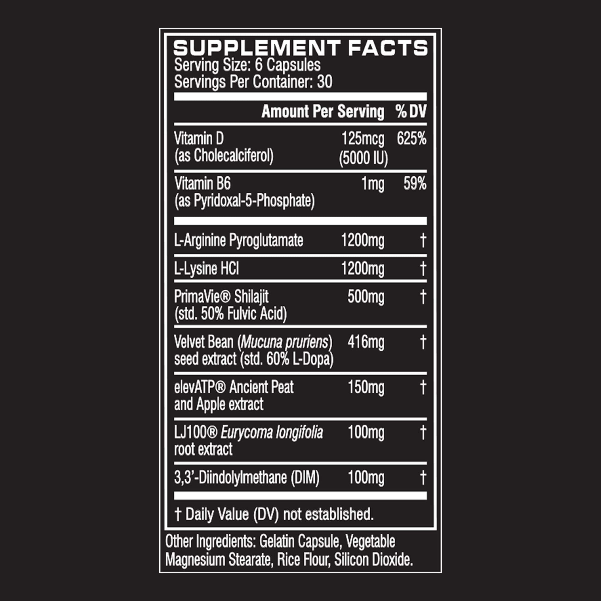 Closeup of Cellucor P6 Ultimate GH capsules for training support.