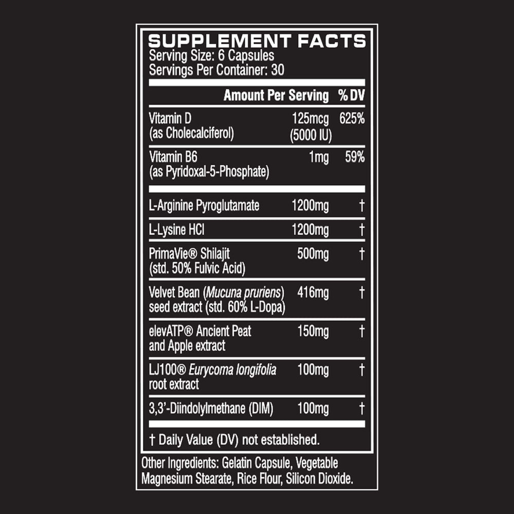 Closeup of Cellucor P6 Ultimate GH capsules for training support.