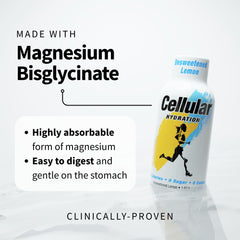 Cellular Hydration shot ingredients magnesium potassium taurine for balance