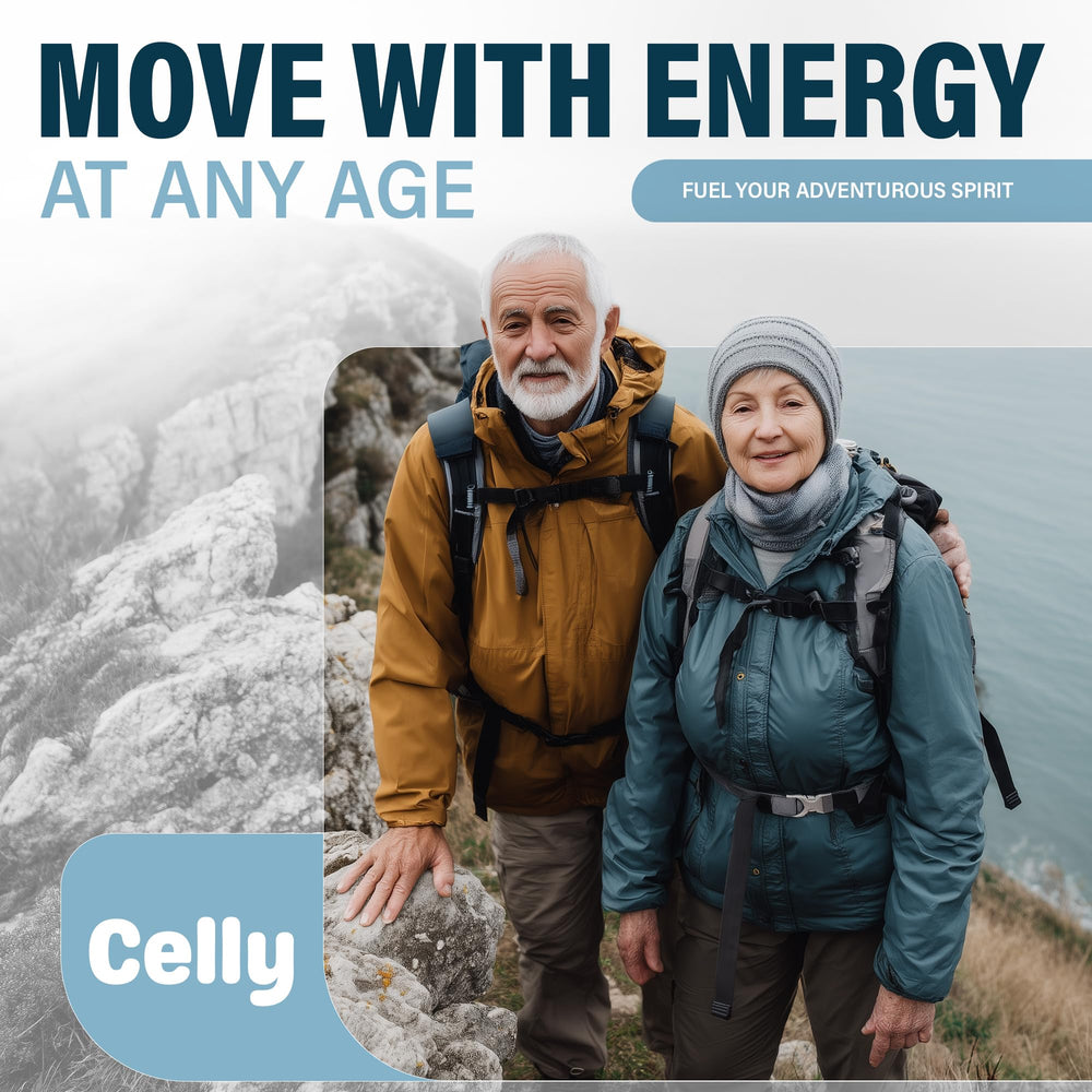 Celly Mitochondrial Health CoQ10 icon emphasizing cellular energy support