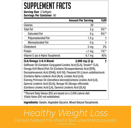 Censor softgels pour demonstrates easy daily omega supplementation.