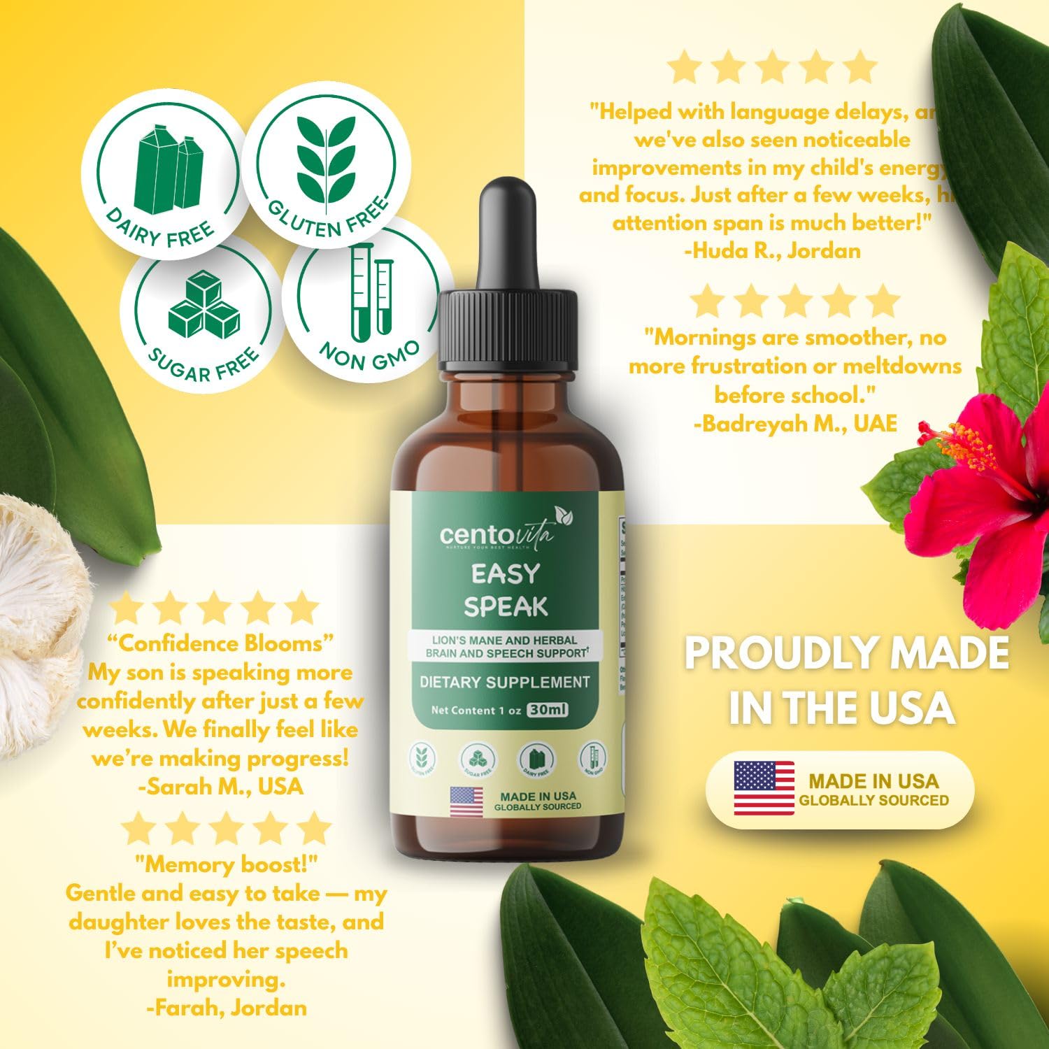 Centovita Easy Speak Brain Boost daily routine supports consistent use.