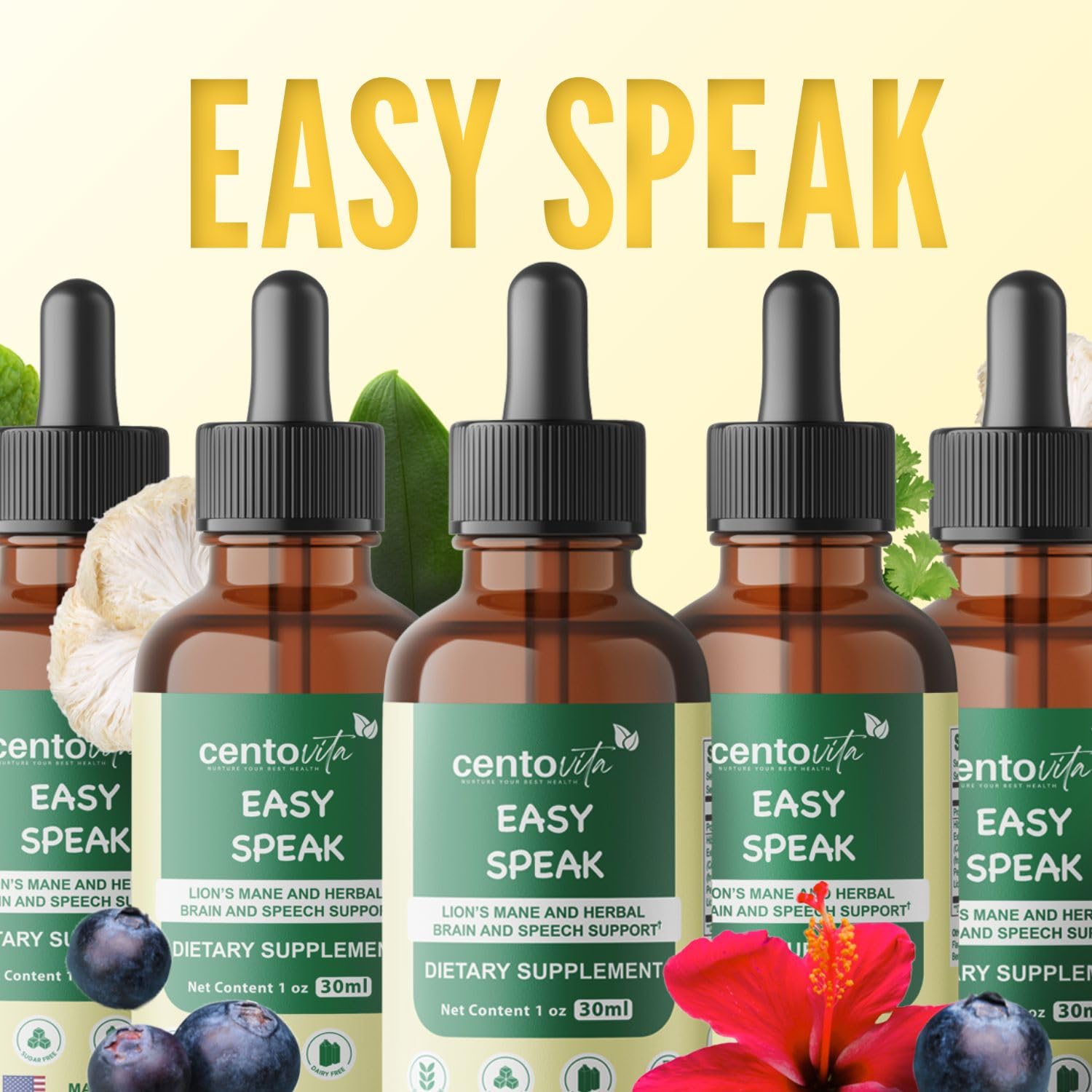 Centovita Easy Speak Brain Boost family smiles during kids speech practice.