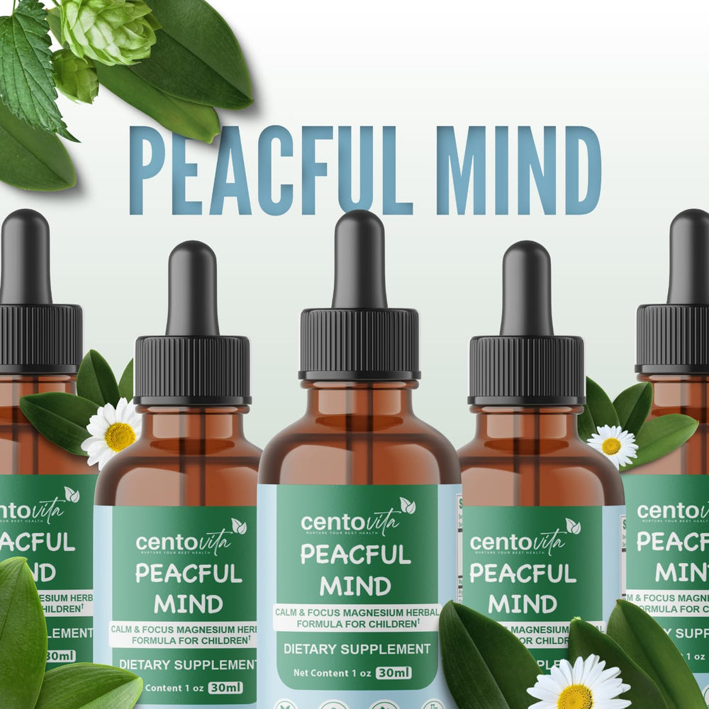 Centovita Peaceful Minds made in the USA with vegan gluten-free quality standards