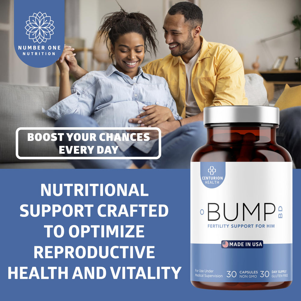 Centurion Health Bump BD packaging on shelf suggests a simple daily routine