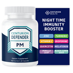 Centurion Defender PM bottle front for a calming, natural sleep routine