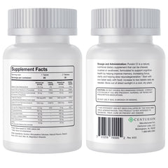 Centurion Health Puralor CI tablets close-up for memory and focus support.