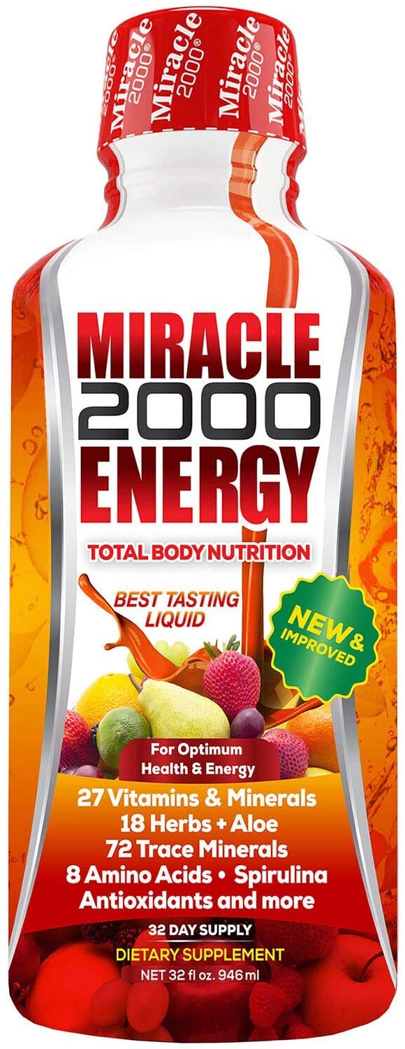 Century Systems Miracle 2000 bottle front for daily balance and vitality.
