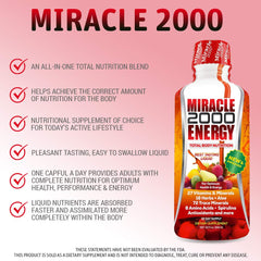 Century Systems Miracle 2000 label closeup—transparent formula details.