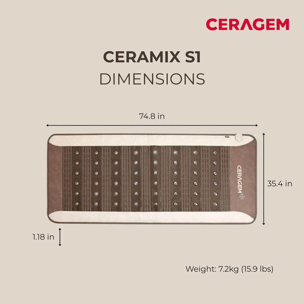 Elegant CERAGEM aesthetics with intuitive controllers for easy use