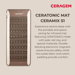 Natural loess and serpentine jade on the Ceramix S1 mat surface