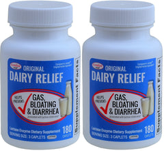 Certified Plus Lactase Enzyme 360-caplets bottle supports dairy digestion with natural lactase.