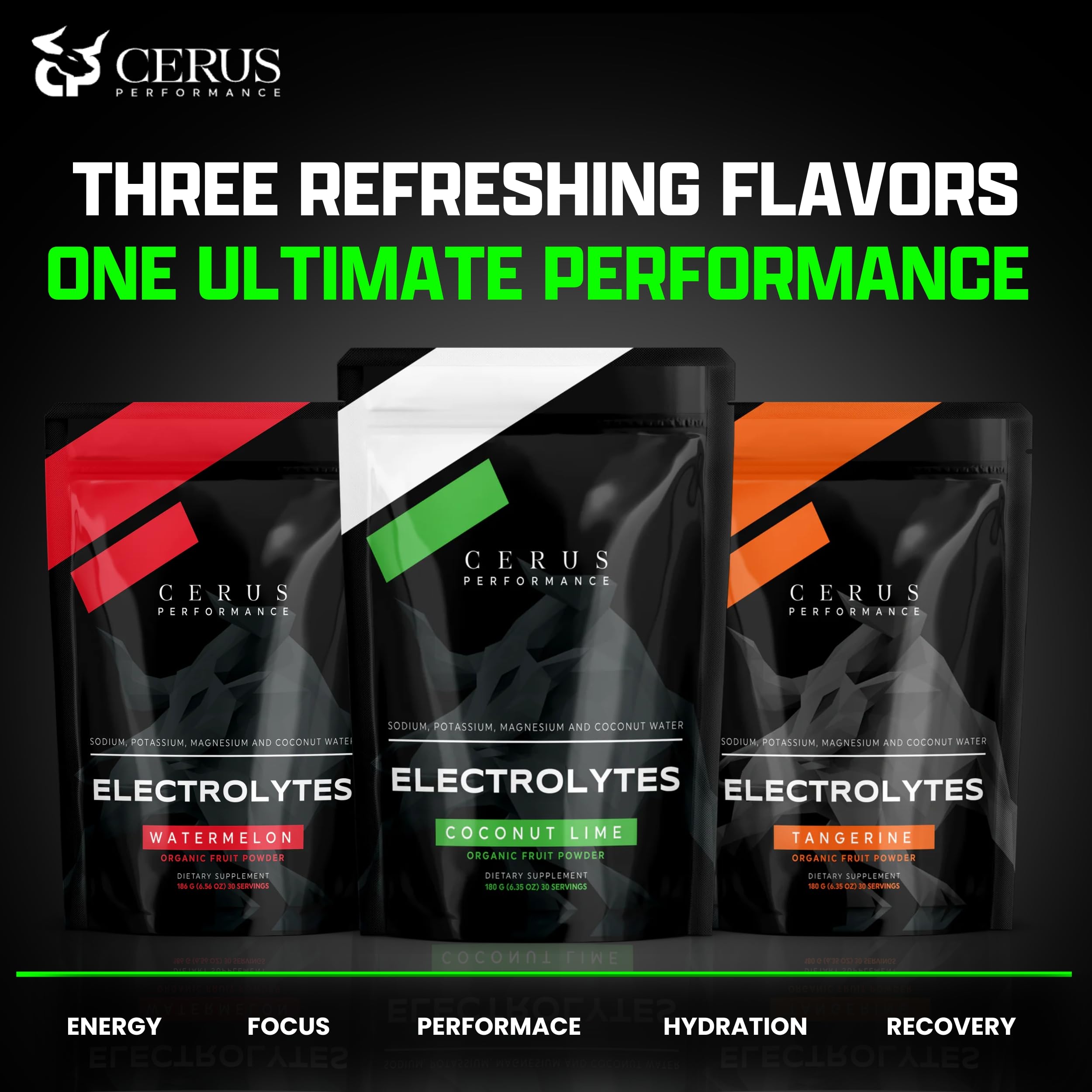 Cerus Coconut Lime on-the-go pack for convenient hydration.