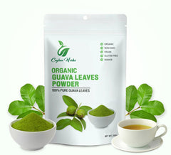 CEYLON HERBS Guava Leaves Tea brew—fragrant, earthy infusion for relaxed evenings.