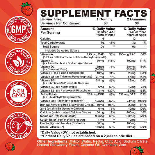 CFILIHTC iron gummies for kids taking a gummy after school for energy