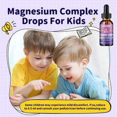 CFILIHTC Kids Magnesium Liquid Dropper showing kid-friendly dosing
