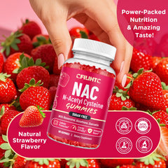 CFILIHTC NAC Gummies ingredients scene displays Resveratrol, CoQ10, and magnesium blend.