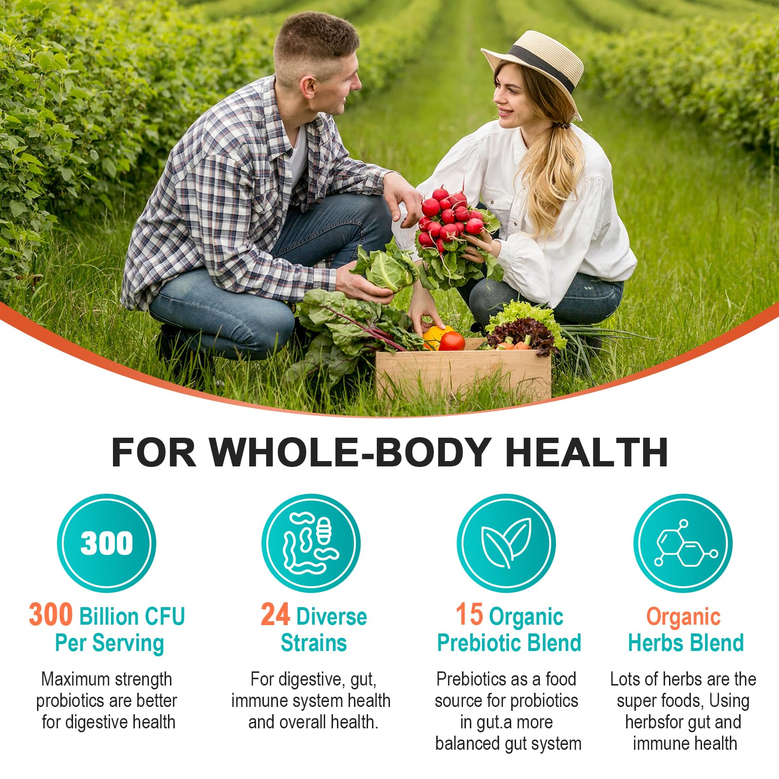Cfuful Probiotics packaging suitable for both women and men.
