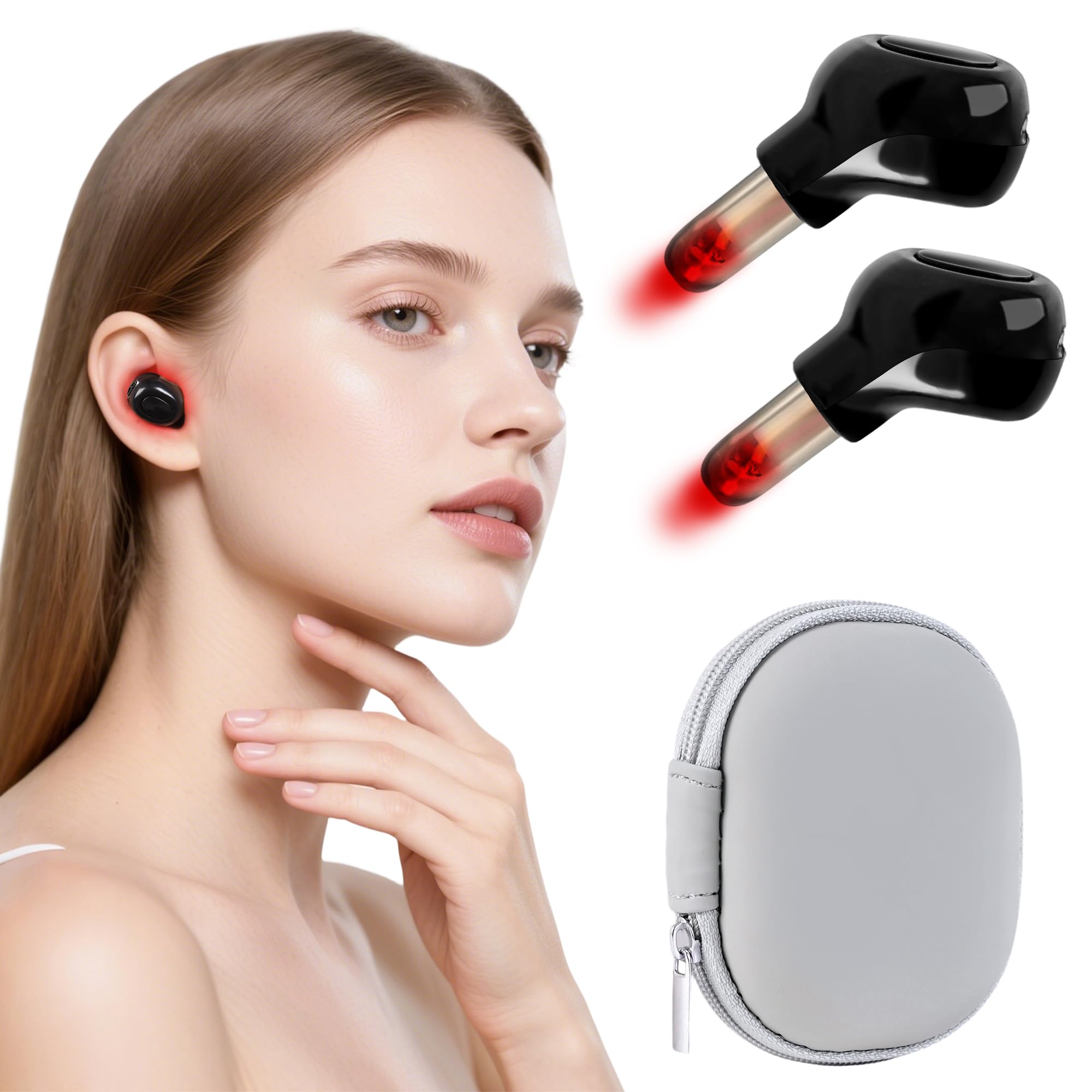 Cgkvz ear-nose red light device front view for daily relaxation.