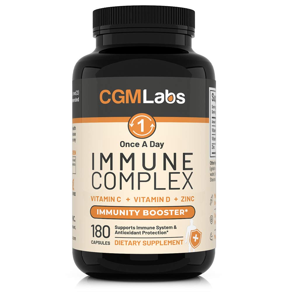 CGM Labs Immune Complex bottle front for daily immune support.