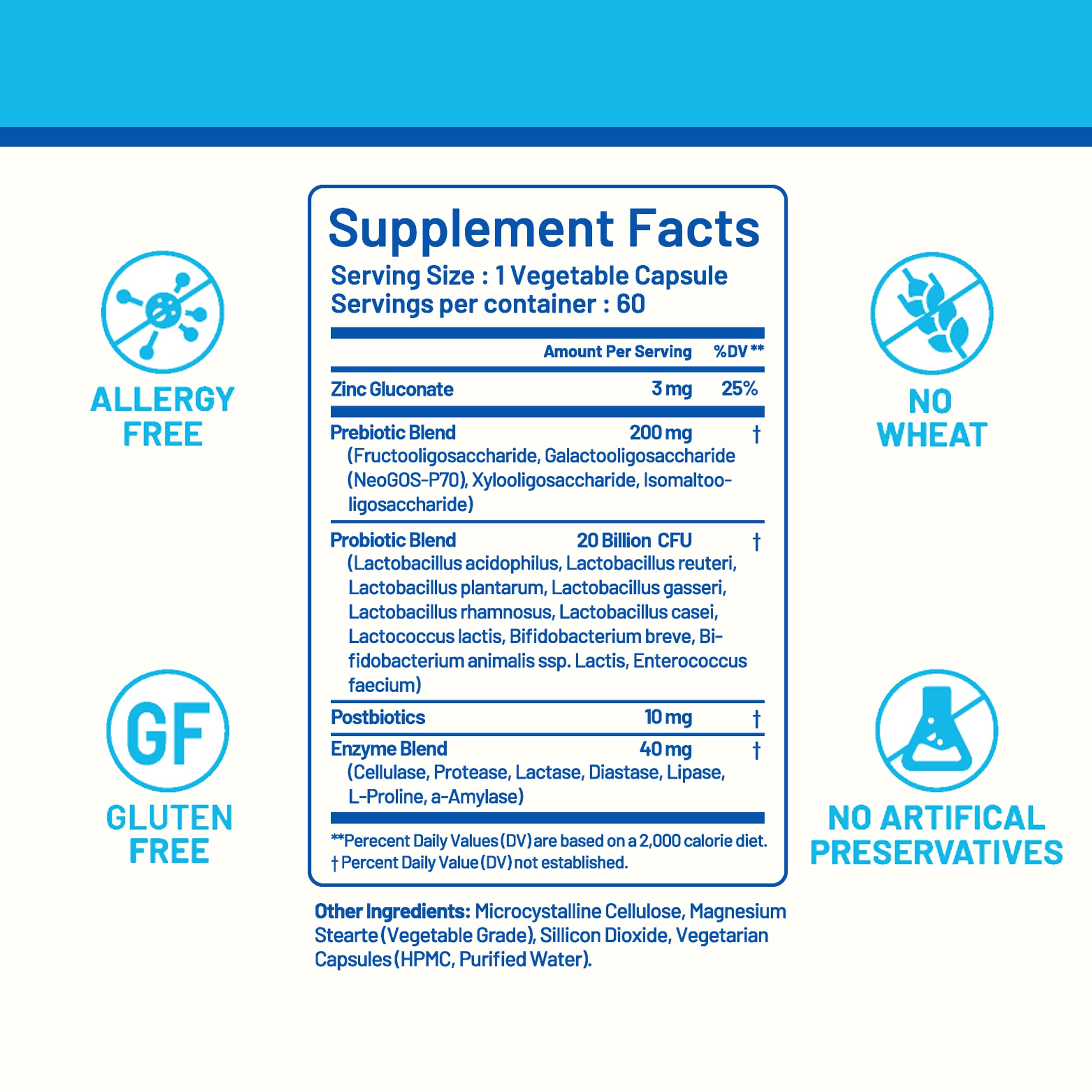 CGM Labs Probiotics 3 in 1 USA-made facility with rigorous quality controls.