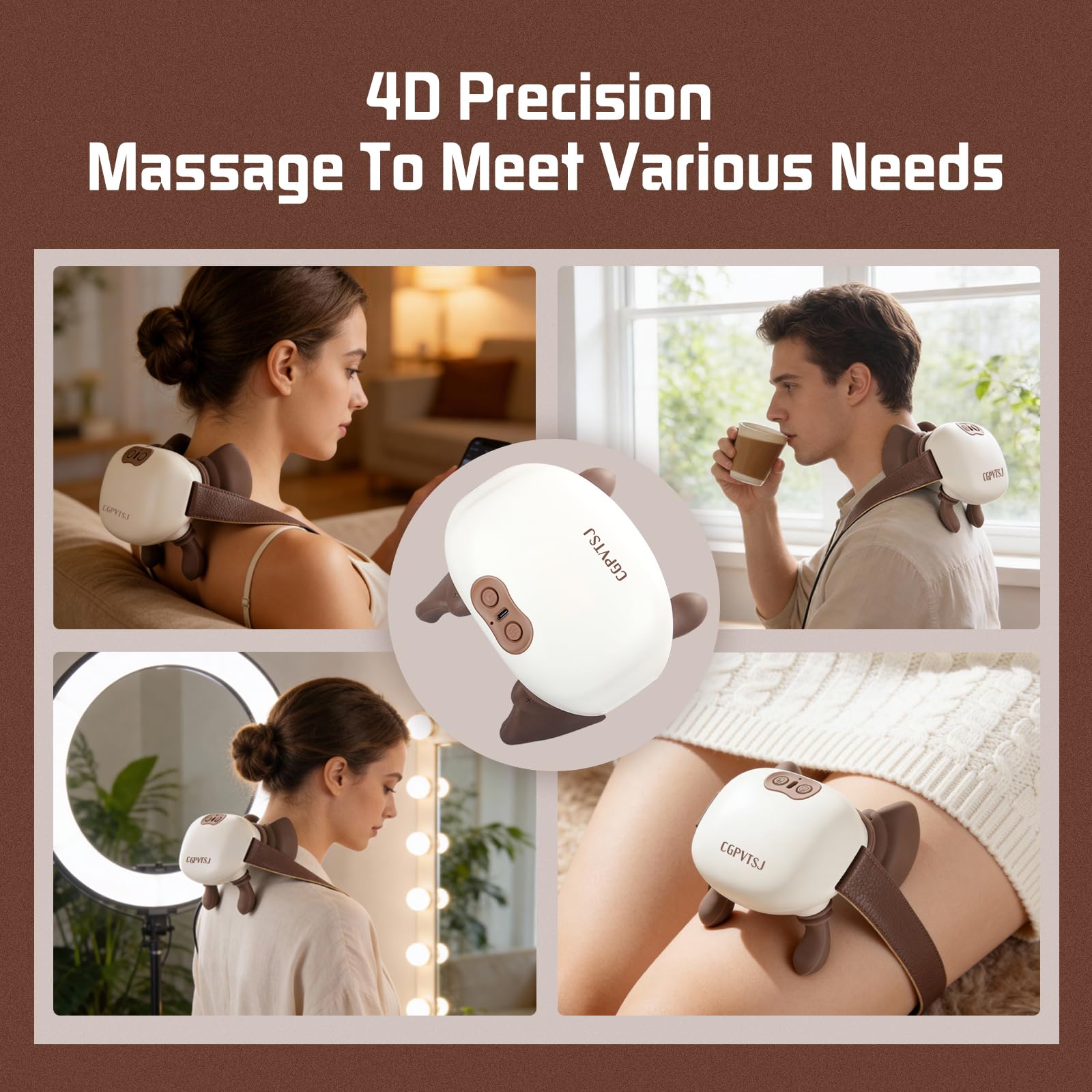 CGPVTSJ lightweight massager at 0.76kg, ideal gift