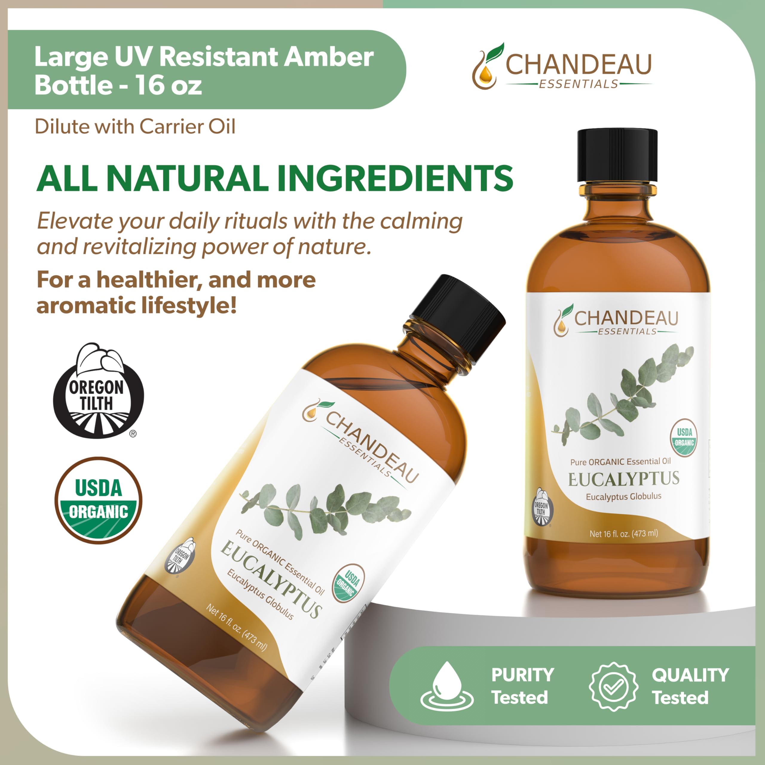 Laundry usage of Chandeau Essentials eucalyptus oil for fresh scent