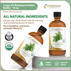Chandeau Essentials peppermint air freshener scene for a refreshing space