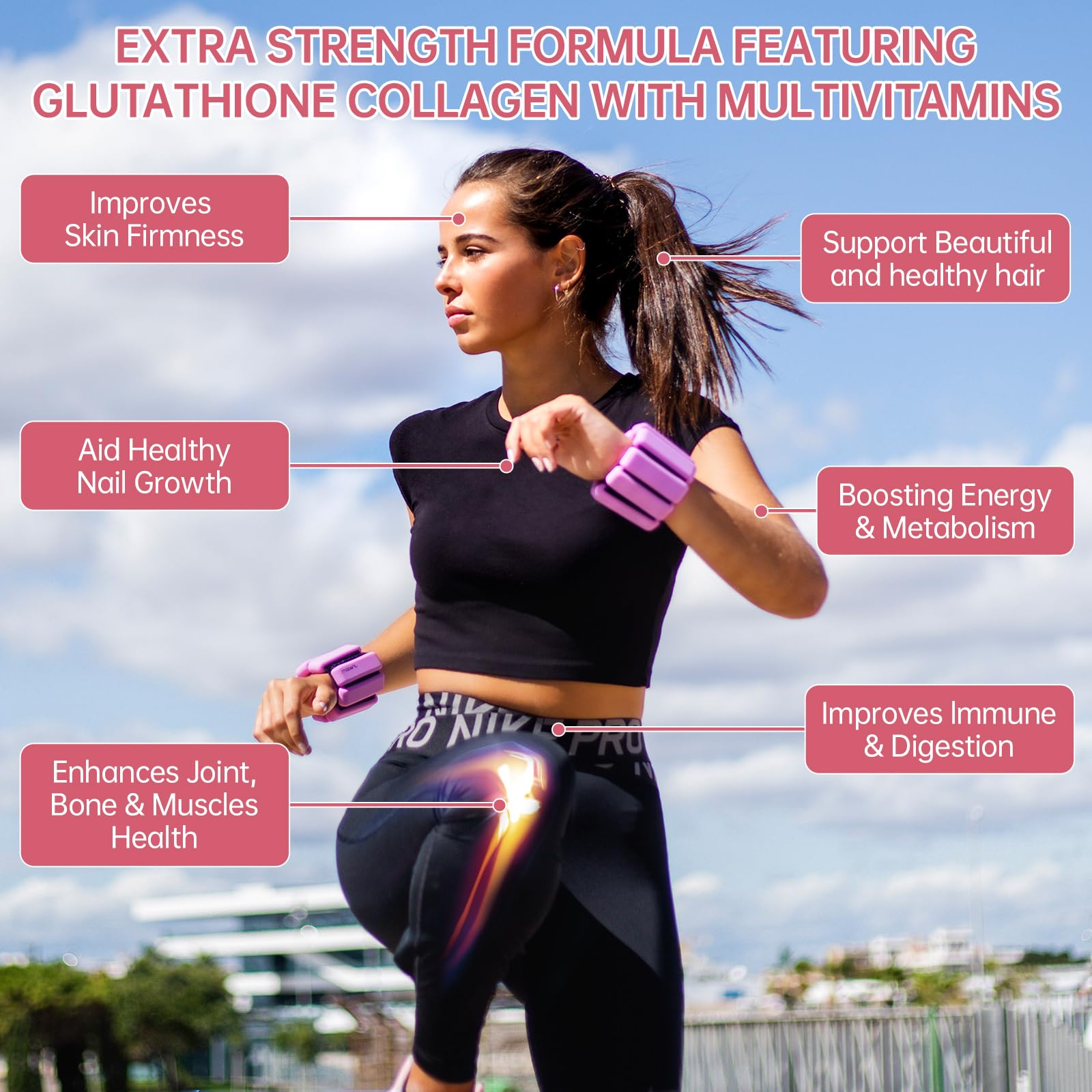 CHANGARLOAD Glutathione Collagen Glow Gummies gummy close-up with strawberry flavor for skincare routine.