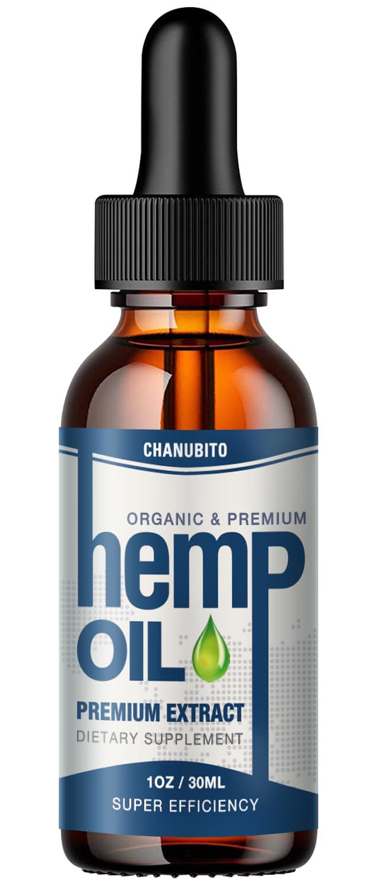 CHANUBITO Omega Oil Drops 6-pack: enriched with omega 3-6-9 for daily nutrition.