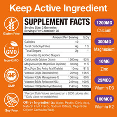 CHANUBITO vegan, gluten-free, non-GMO gummies for clean daily calcium