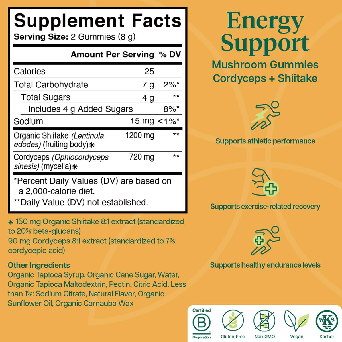 Charlotte's Web nutrition label shows 30 servings per bottle for daily use.