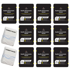 Charter Tactical Quick Clot Gauze 3x12-5in; flexible hemostatic gauze for rapid wound packing.