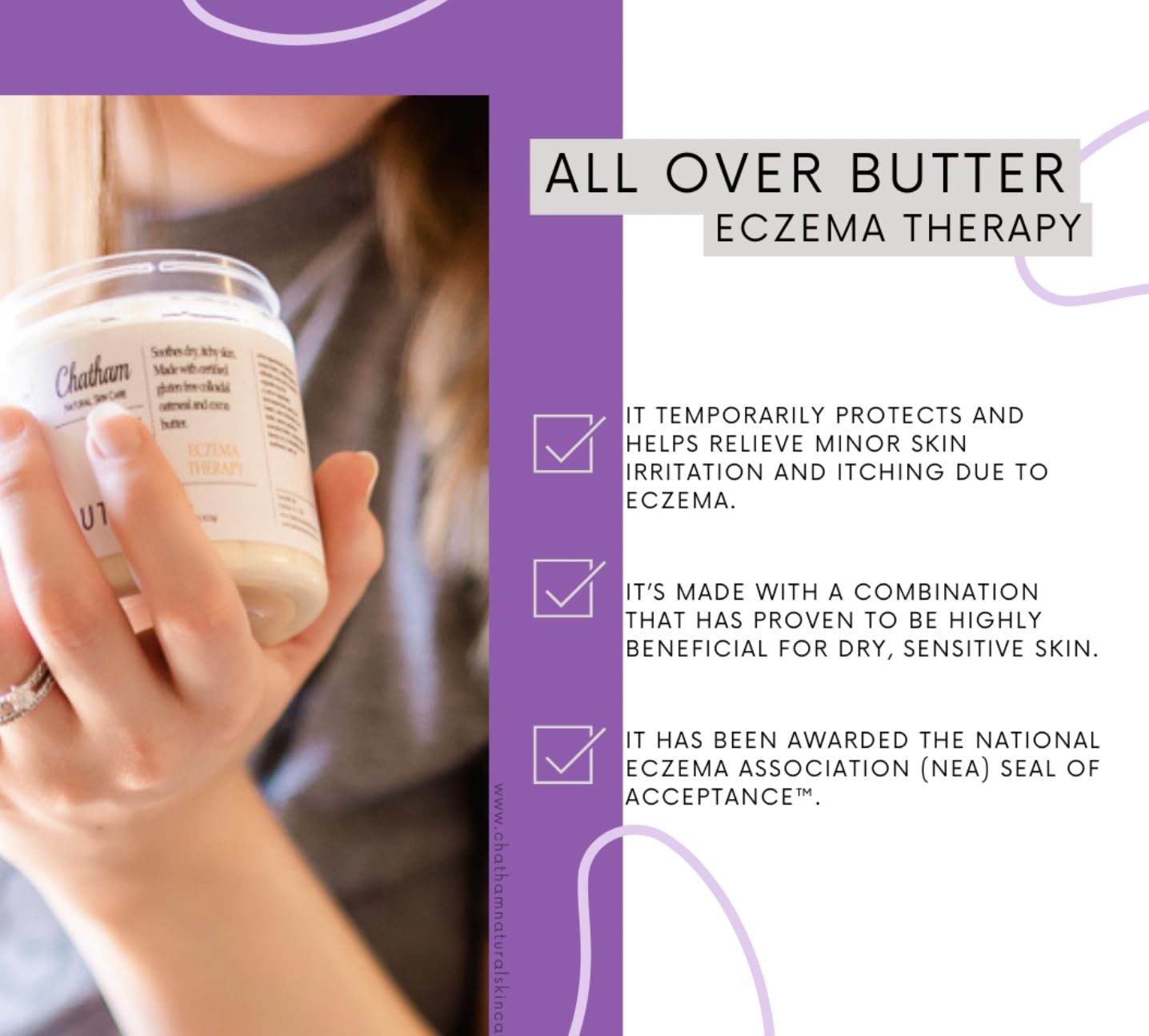 Chatham All Over Butter colloidal oatmeal soothing care close-up