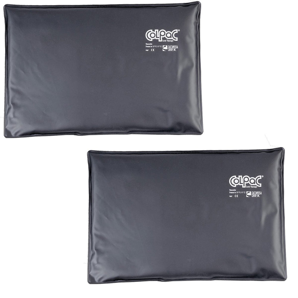 Chattanooga ColPac Oversize Black polyurethane cold pack for broad coverage and at-home use
