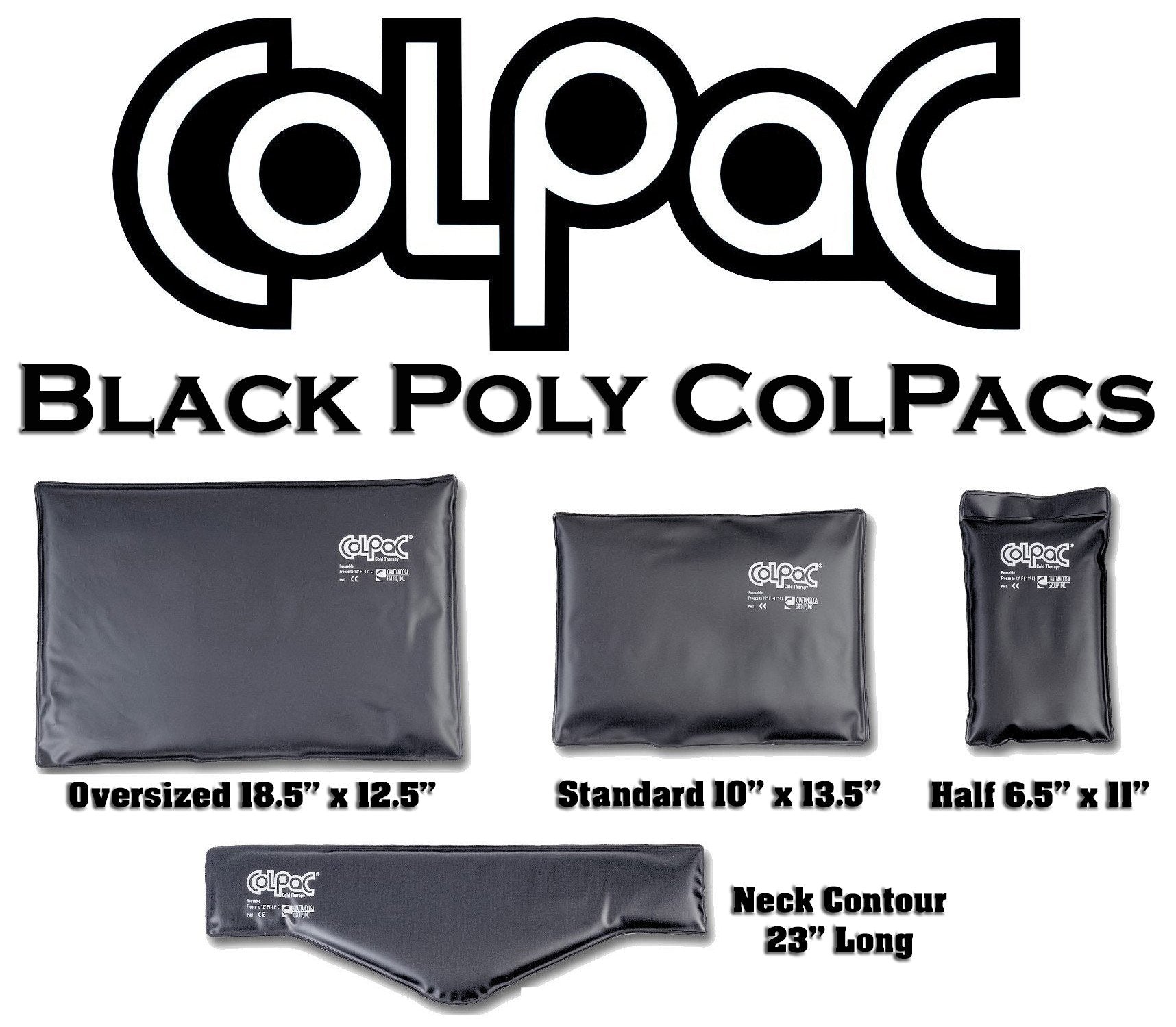 Chattanooga ColPac two-pack ideal for home or clinic cold therapy sessions.