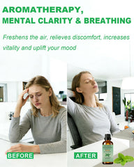 Massage blend with CHDGSJ peppermint oil to ease tension.