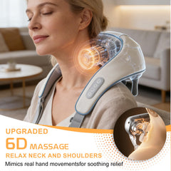 CheckSimple 8D deep kneading delivers professional-like massage for shoulder relief