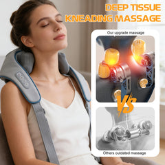 CheckSimple neck massager heat function provides comforting warmth during use.