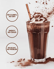 Cheerific dessert-flavor appearance in a glass highlights indulgent, guilt-free enjoyment.