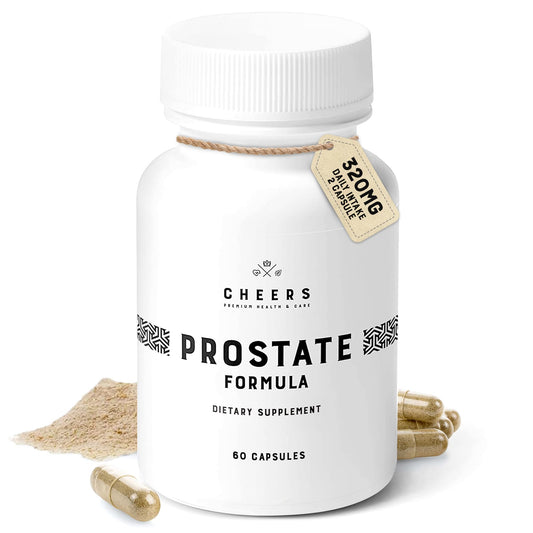 CHEERS Prostate Formula bottle front view with label for daily use