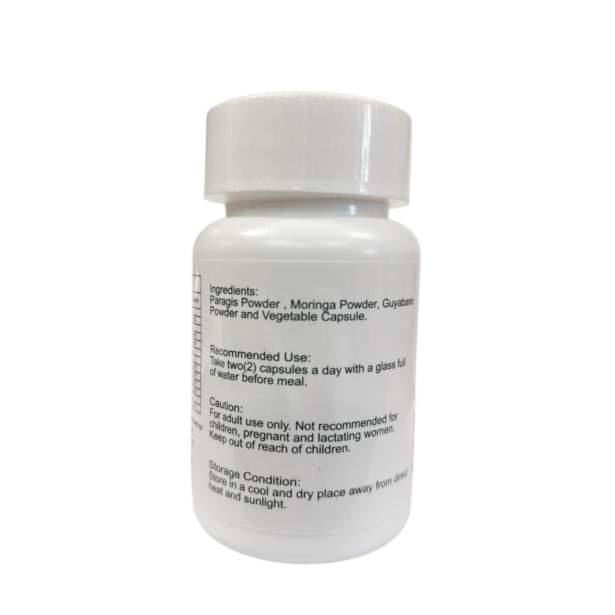 Chef Ayb’s Paragis capsules close-up, convenient daily supplement